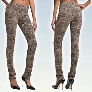 JOE'S JEANS Chantilly Lace Skinny Jean Sz 26 Blush